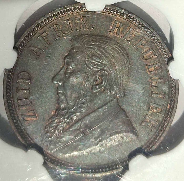 *1892*PENNY*MS61*SOUTH AFRICA*