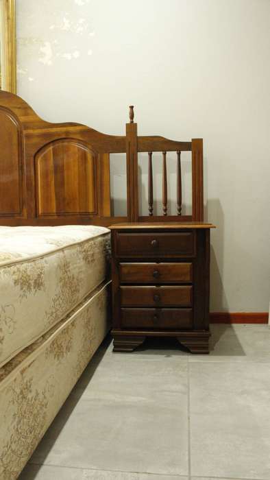 Solid wood Imbuia bedroom suite