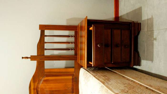 Solid wood Imbuia bedroom suite
