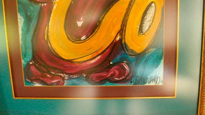 Set of mixed media paintings by Lynette Barnard