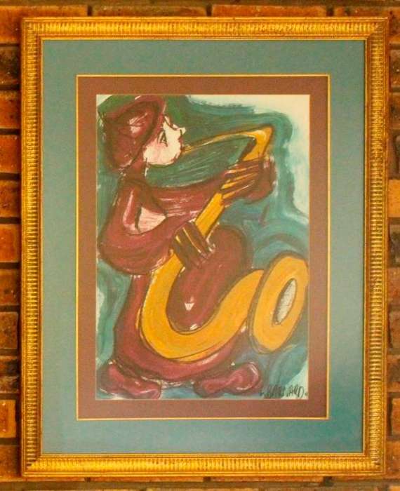 Set of mixed media paintings by Lynette Barnard