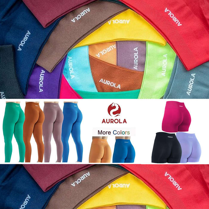 Aurola Leggings and Gym Shorts Combo
