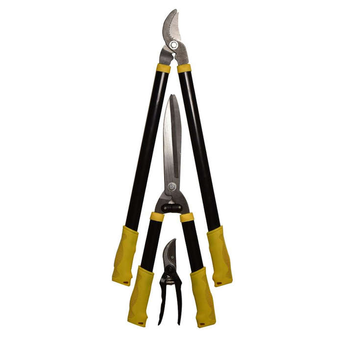 3 Piece Heavy Duty Garden Pruning Shear Set