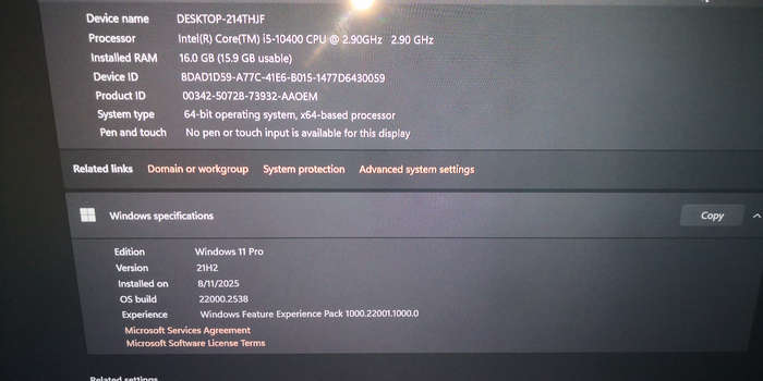 10th gen gaming pc
