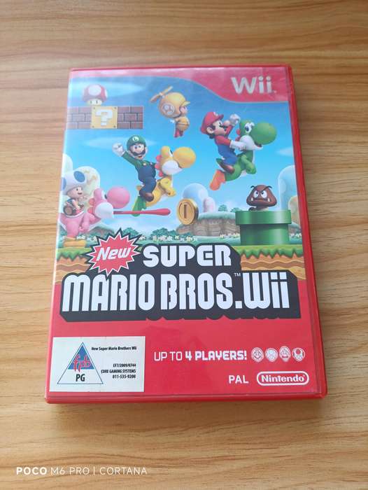 New Super Mario Bros Nintendo Wii PAL