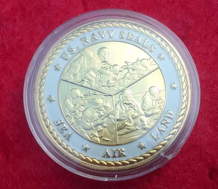 Naval Special Warfare Command challenge coin