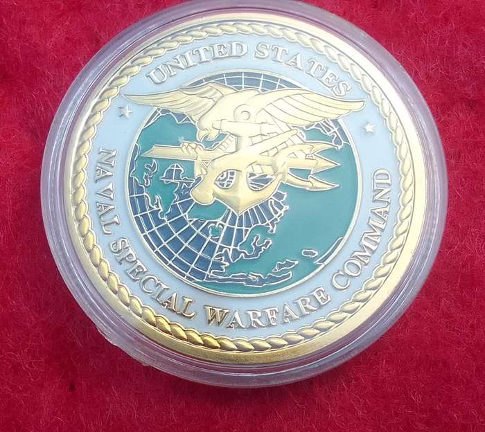 Naval Special Warfare Command challenge coin