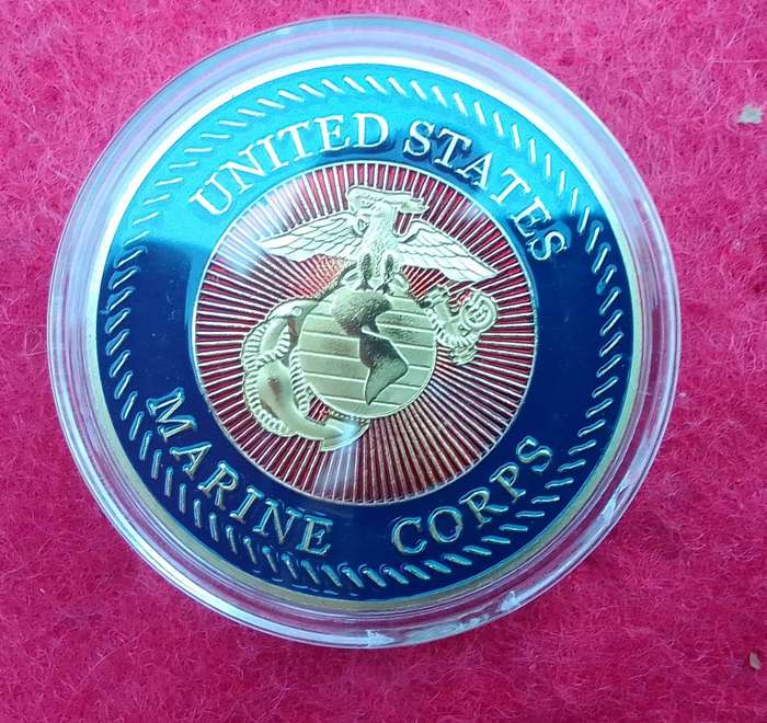 US Marine Corps ( Force Recon ) challenge coin
