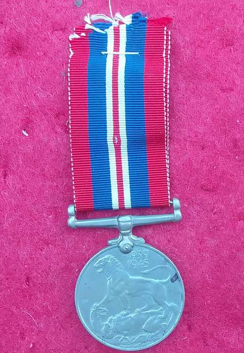 1939 -   1945 WAR MEDAL FULL SIZE ISSUED TO 194091 GA BUTCHER