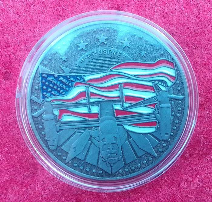 U-22 Osprey challenge coin