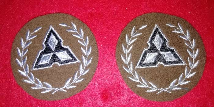 SWATF WARRANT OFFICER CLASS 2 RANK BADGE SET