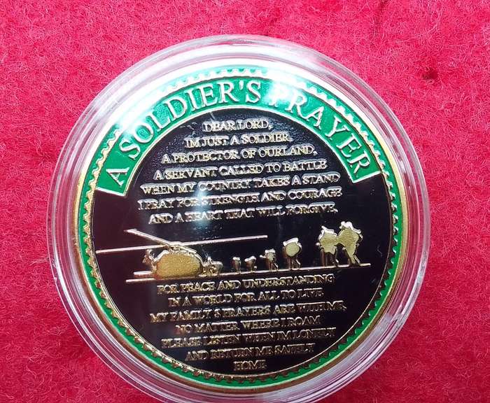 Military Tank Challenge coin
