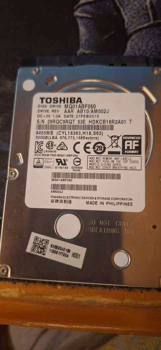 Laptop Hard drives 2.5"
