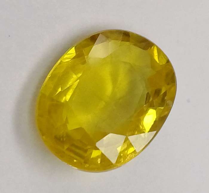 Lovely Natural 5.03ct Loose Yellow Sapphire, With EGL Certificate