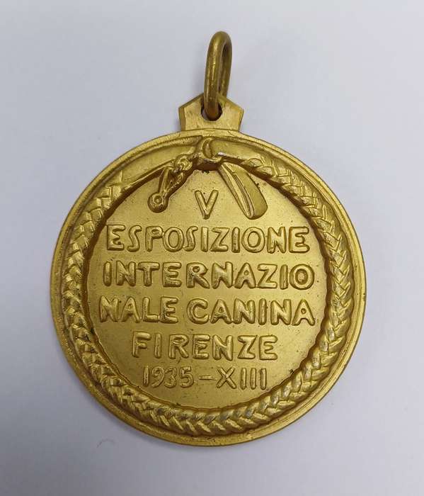 Italy Florence 1935 Dog Show Medal