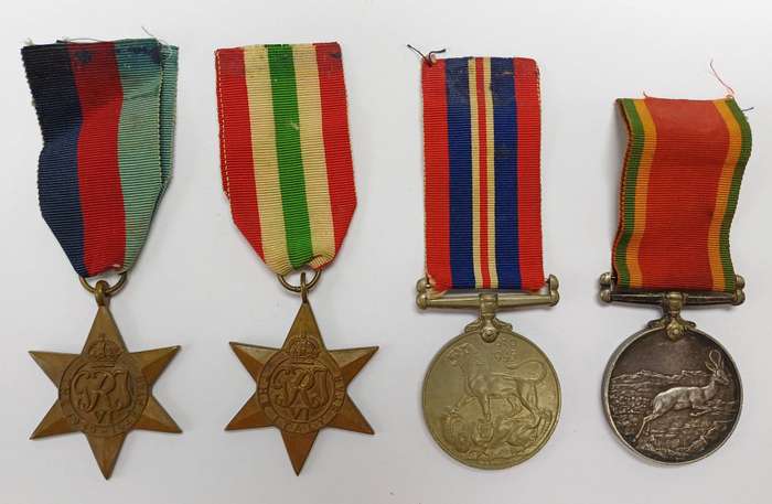 WWII South Africa Medal Group