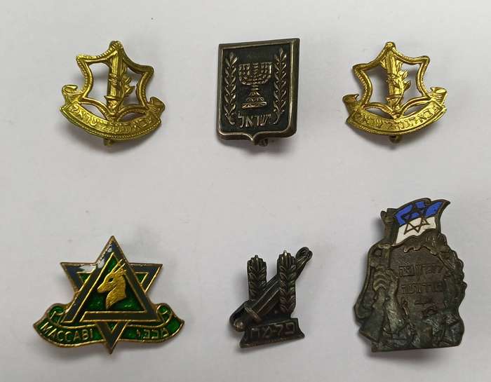 Lot of Judaica & Israel Military Badges