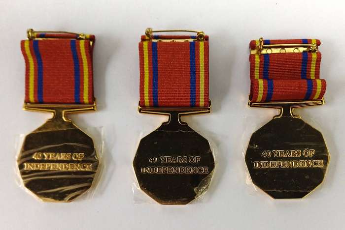 Kingdom of Swaziland 40th Year of Independence Medal (1968 - 2008) Buy now at R200 each 3 Available