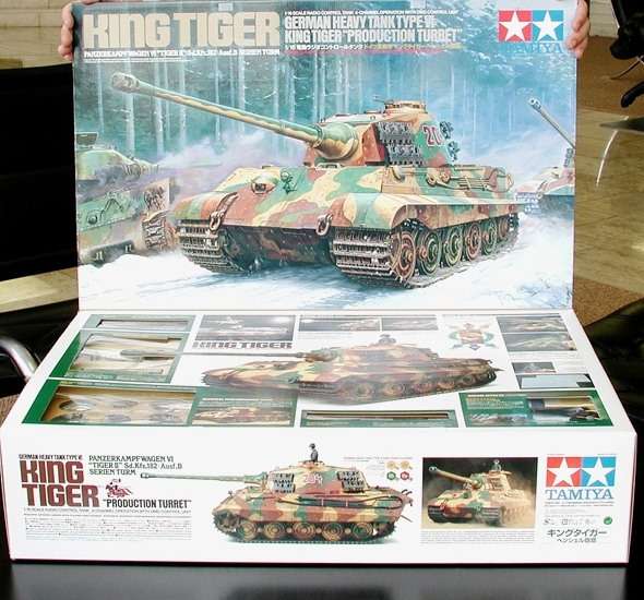 A bargain at this price. Tamiya 1/16 R/C German KING TIGER FULL-OPTION COMPLETE KIT