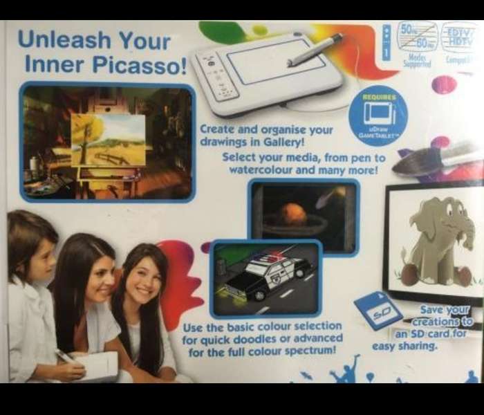 Wii U-Draw Game Tablet + U-Draw Game