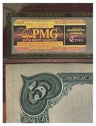 USA 1907 US LEGAL TENDER $5 WOODCHOPPER FR90 ELLIOTT / WHITE PMG 45 CHOICE EX FINE