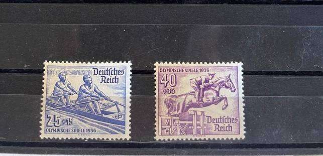 GERMANY REICH - 1936 OLYMPIC SUMMER GAMES 8 PIECE SET UMM MNH ** CV R3000