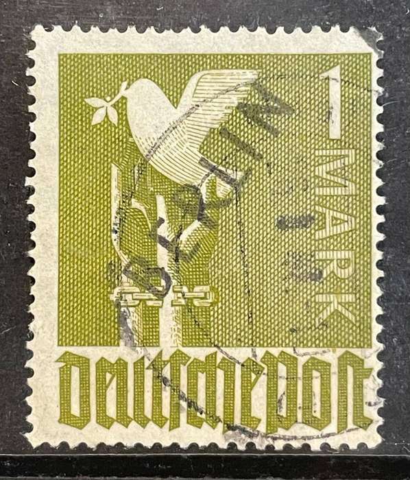 DEUTSCHE POST BERLIN 1 MARK USED - CV 160 EURO / R3,280