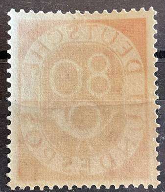 GERMANY 1952 POSTHORN 80 PF ROSA RED Mi. 137 UMM**- CV 500 EURO+ / R10,260