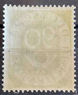 GERMANY 1952 POSTHORN 90 PF GREEN OLIVE Mi. 138 VL MM*- CV 200 EURO+ / R4100