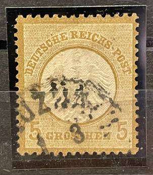 GERMANY 1872 - Michel Mi 6 - 5 GROSCHEN CV $140 / EAGLE WITH SMALL SHIELD