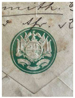 ZAR 1899 SIEGE OF LADYSMITH IN DIENST VELDPOS COVER HOOFDLAGER LADYSMITH TO GERMANY COM. SCHUMANN