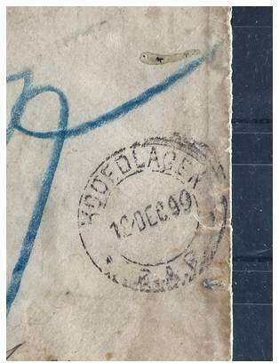 ZAR 1899 SIEGE OF LADYSMITH IN DIENST VELDPOS COVER HOOFDLAGER LADYSMITH TO GERMANY COM. SCHUMANN