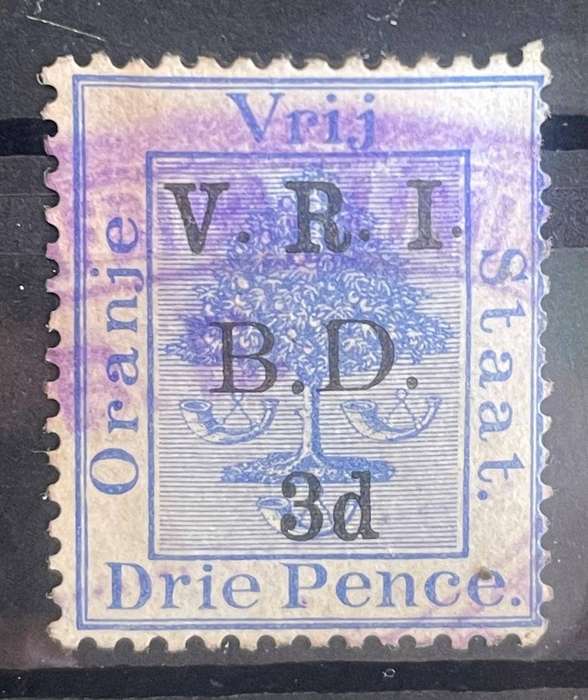 1900 OFS - STAMP DUTY - BANK WISSEL STAMP 3D "B.D."