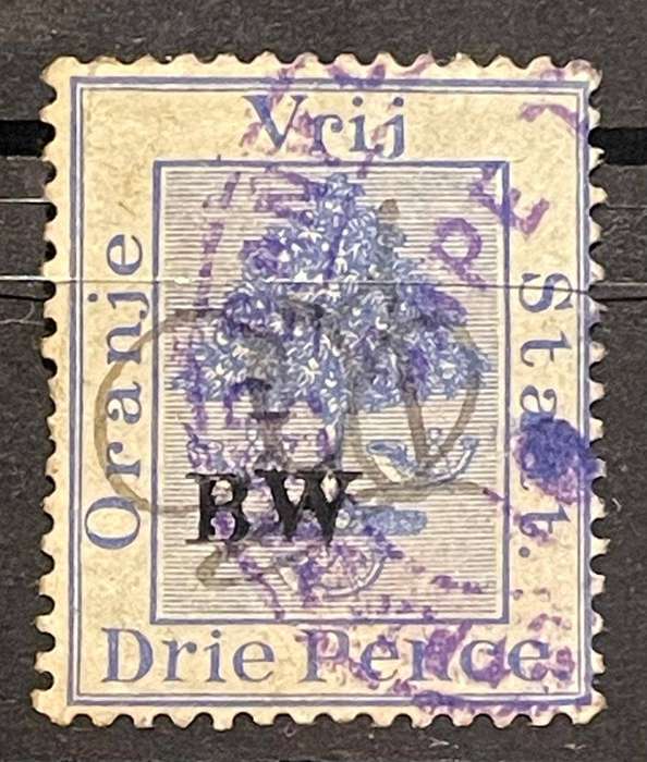1891 OFS - STAMP DUTY - BANK DRAFT / BANK WISSEL STAMP 3D "A"