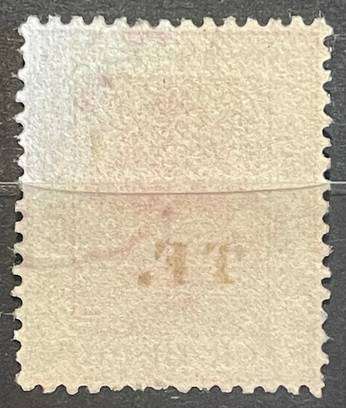 OFS - 1892 TELEGRAM 6D ROSE OVPT "T F." USED