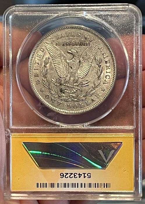 USA - 1878 MORGAN DOLLAR WITH VAM 7 TAIL FEATHERS VARIETY - 7 TF VAM-163