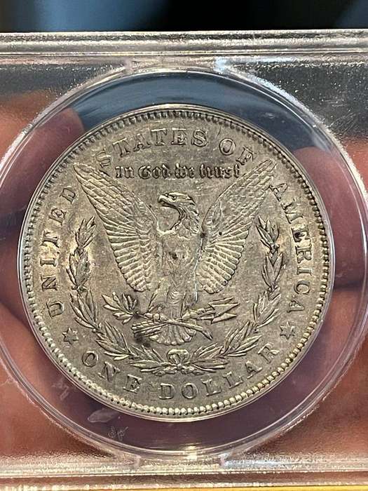 USA - 1878 MORGAN DOLLAR WITH VAM 7 TAIL FEATHERS VARIETY - 7 TF VAM-163