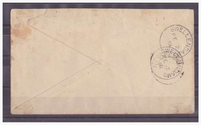 1881 CAPE COVER FROM HEIDELBURG TO WORCESTER VIA SWELLENDAM