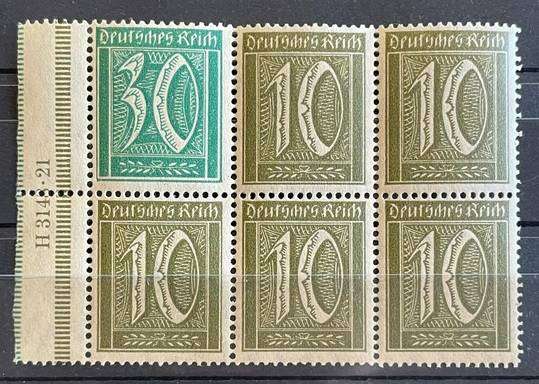 DEUTSCHES REICH Mi. #H-Blatt 36 MNH booklet stamp pane! GOOD CV $$