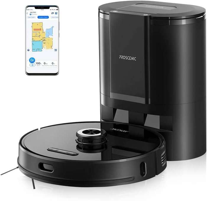 Proscenic M8 Pro Robotic Vacuum & Mop  LiDAR Self-Emptying  Brand New