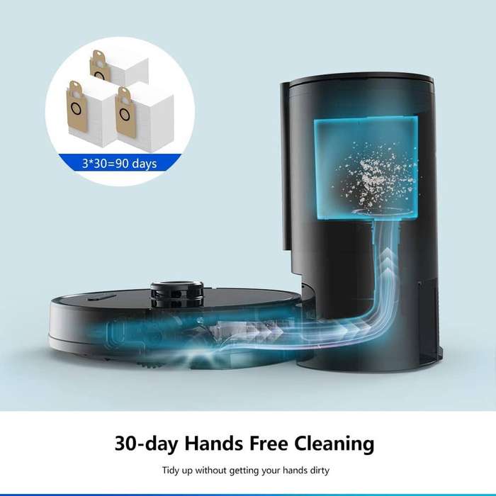 Proscenic M8 Pro Robotic Vacuum & Mop  LiDAR Self-Emptying  Brand New
