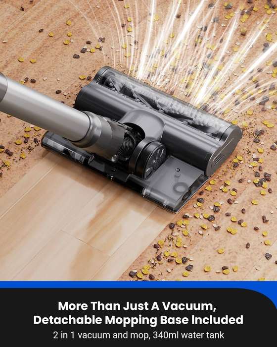 Proscenic P11 Cordless Vacuum Cleaner & Mopper  450W, 25000Pa Suction Power  Brand New