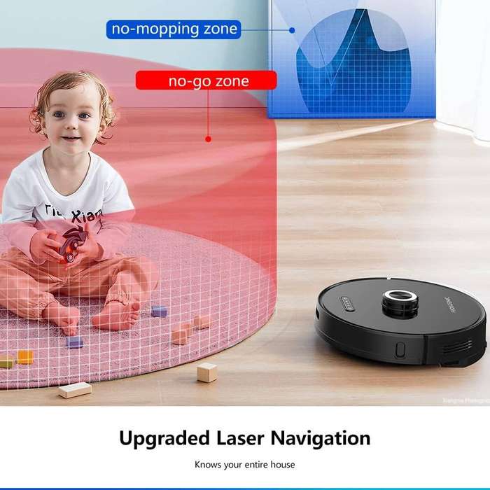 Proscenic M8 Pro Robotic Vacuum & Mop  LiDAR Self-Emptying  Brand New