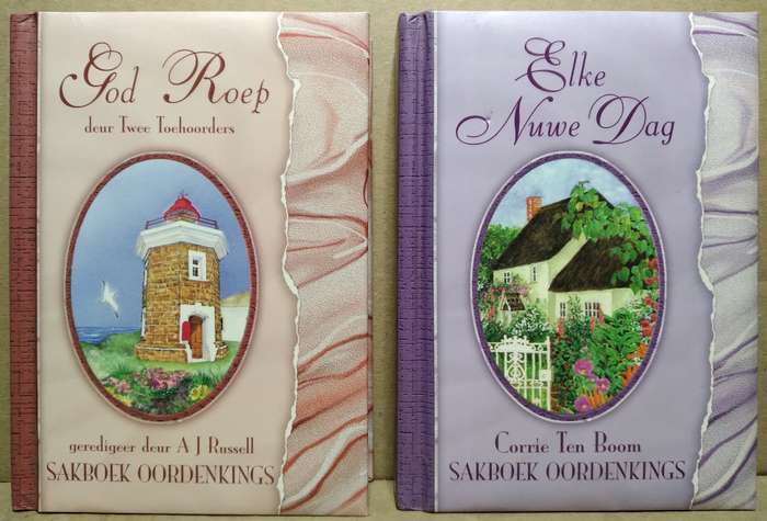 2x Sakboekoordenkings Boekies - A.J Russell & Corrie Ten Boom