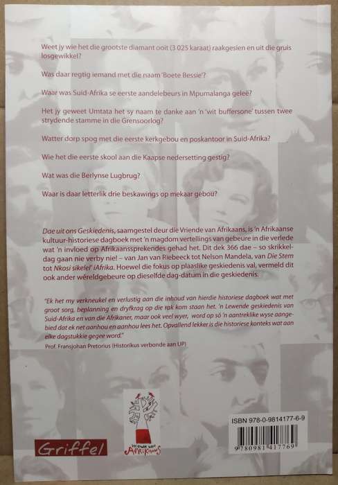 Dae uit ons Geskiedenis - Griffel