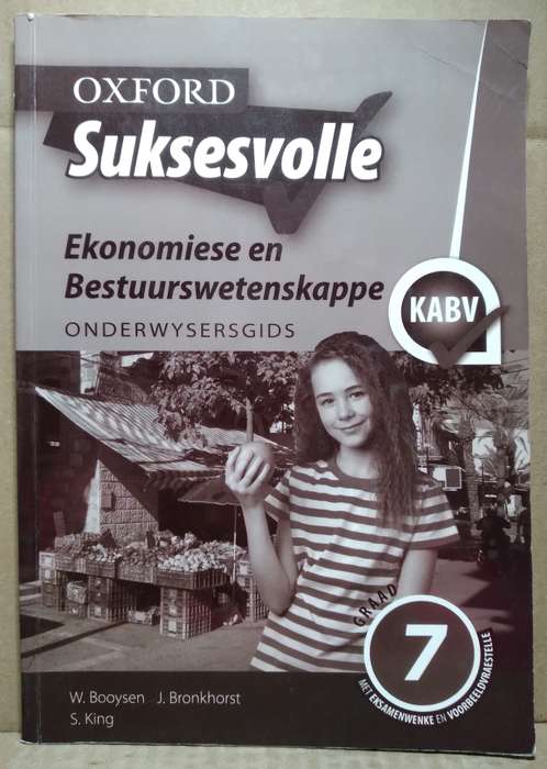 Ekonomiese en Bestuurswetenskappe Graad 7 (Onderwysergids) - W. Booysen (Oxford) - Disc Not Included