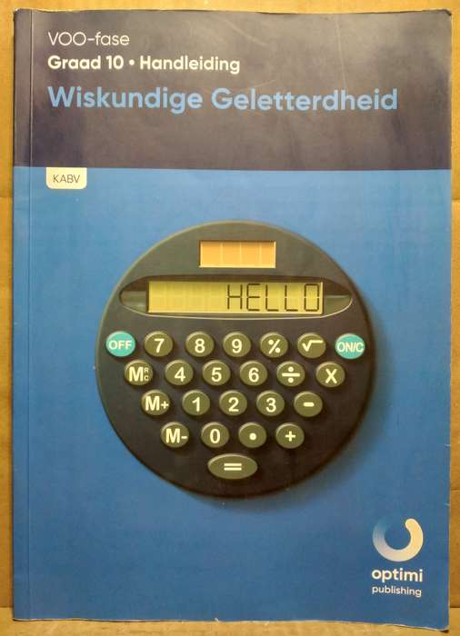 Wiskunde Geletterdheid Graad 10 - KABV (ISBN: 9781990946844)