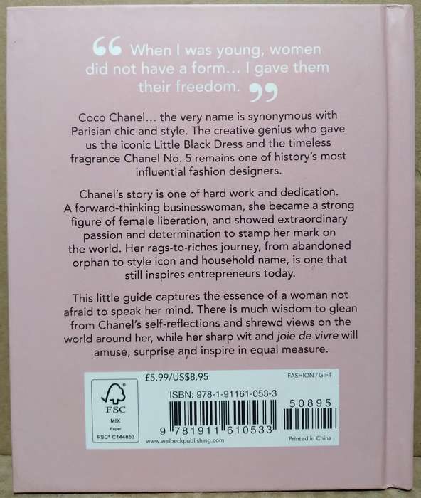 The Little Guide to Coco Chanel: Style to Live By - Orange Hippo!
