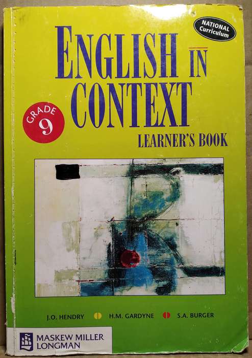 English in Context Grade 9 - J.O Hendry
