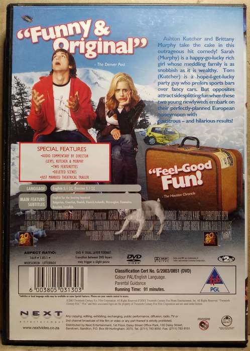 Just Married (DVD) Ashton Kutcher / Brittany Murphy